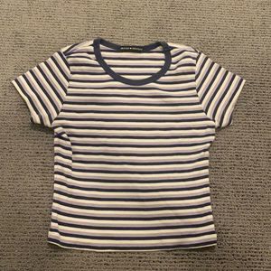 Brandy Stripe Crop Top